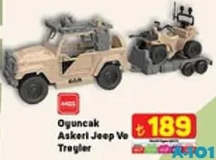 MGS OYUNCAK ASKERİ JEEP VE TREYLER